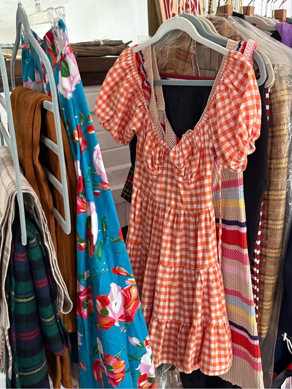Pepper Mayo Gingham Mini Dress